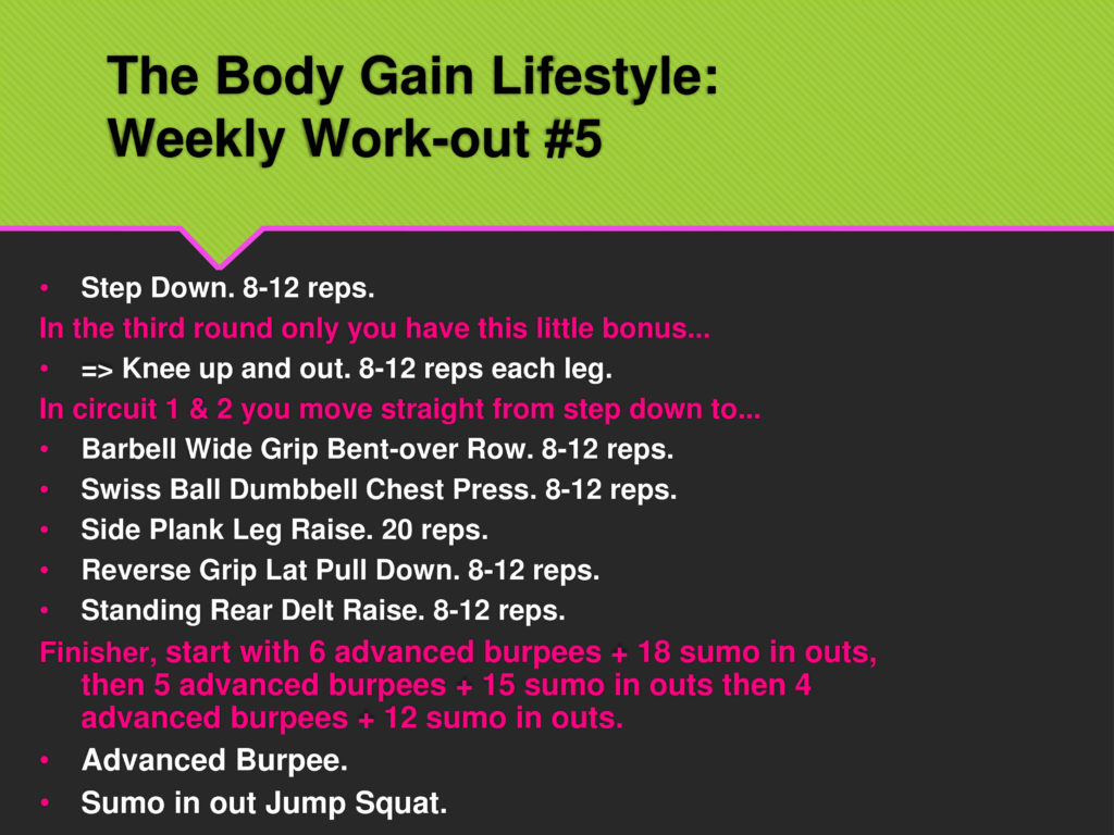 Weekly FAV Workout #4