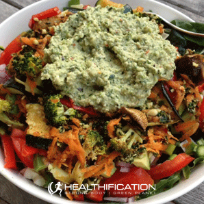 Low Carb Vegan Meal Plan Huge Salad