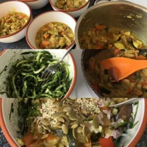 Easy Vegan Dinner: Smokey Eggplant Curry with Zoodles