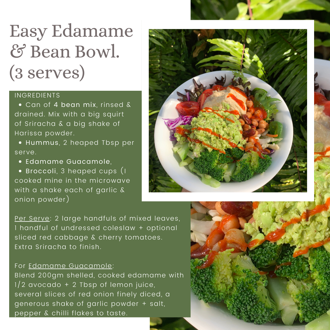 Thrive with Plants Easy Edamame & Bean Bowl